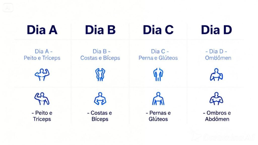 Divisão de Treino ABCD