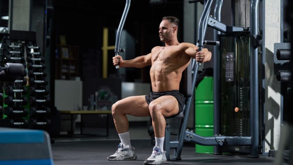 Pessoa praticando atividade física em rotina saudável