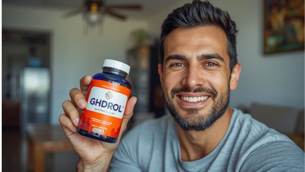 Cliente satisfeito mostrando Ghdrol original comprado com segurança no site oficial