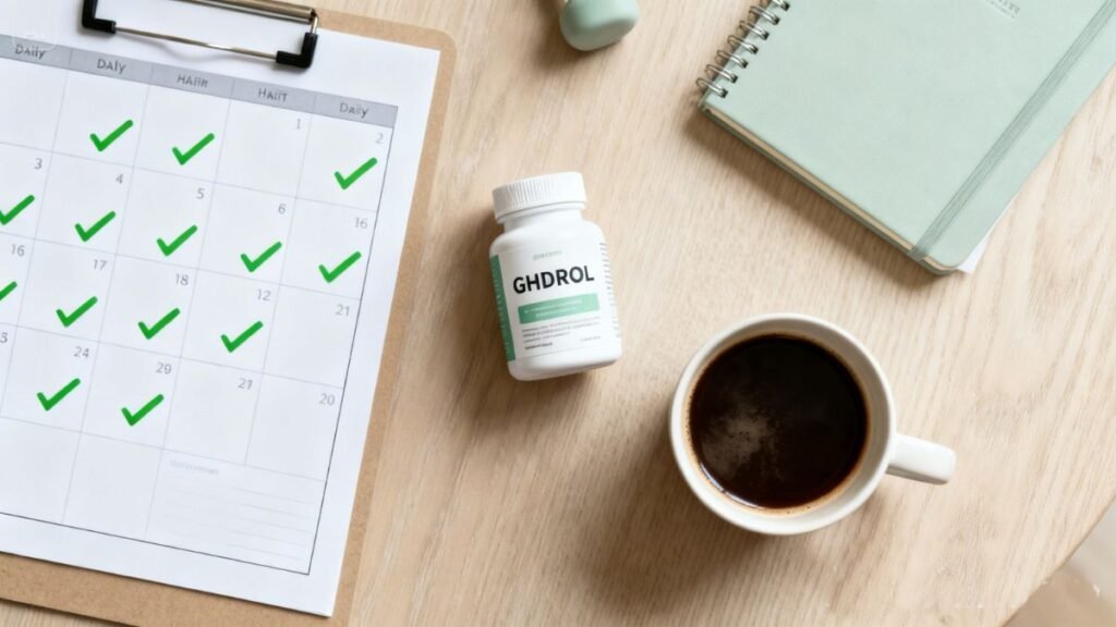 Calendário com Marcações - Paciência e Consistência