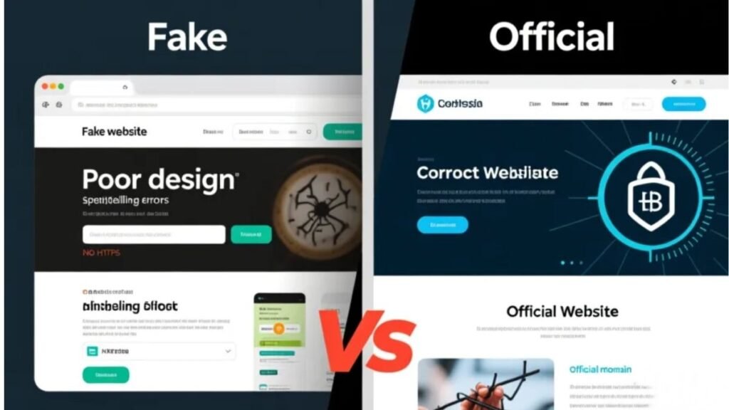 Diferenças entre site falso e site oficial do Ghdrol para evitar fraudes e phishing