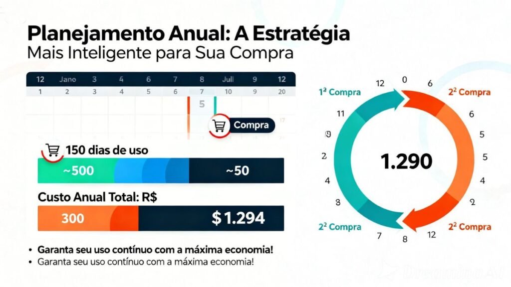 Estratégia anual de compras inteligentes do Ghdrol para economizar máximo ao longo do ano
