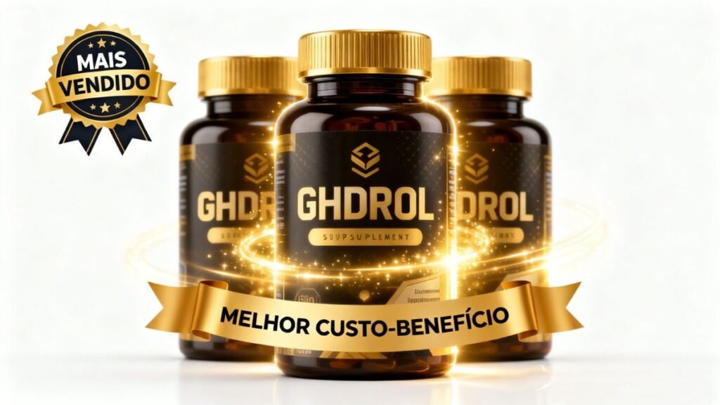 Kit de 3 frascos do Ghdrol, opção mais vendida com melhor custo-benefício e desconto de 24%